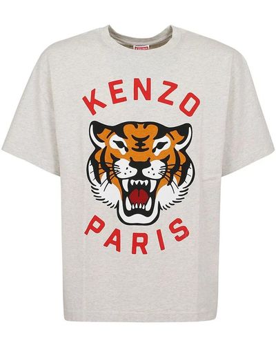 KENZO Lucky tiger oversize t-shirt - Weiß