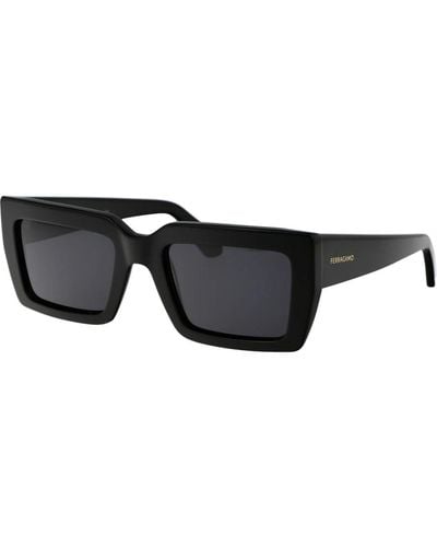 Ferragamo Stylische sonnenbrille sf1108s - Schwarz