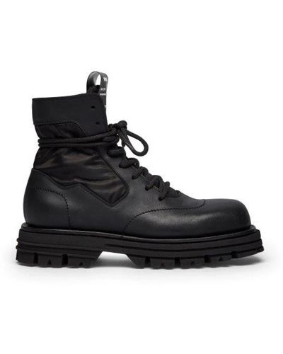 Barracuda Shoes > boots > lace-up boots - Noir