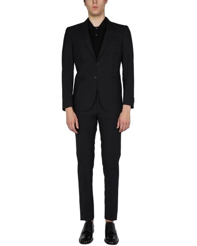 Tonello Suits > suit sets > single breasted suits - Noir