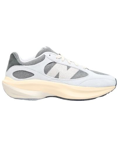 New Balance Suede mesh panel sneakers - Weiß