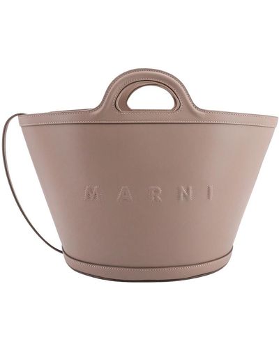 Marni Bags > bucket bags - Marron