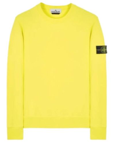 Stone Island Sweatshirts - Gelb