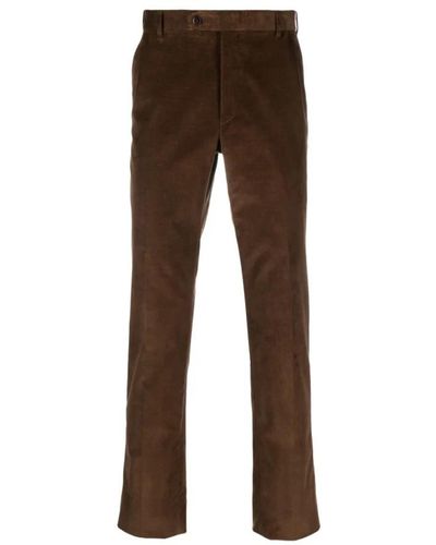 Brioni Straight Trousers - Brown