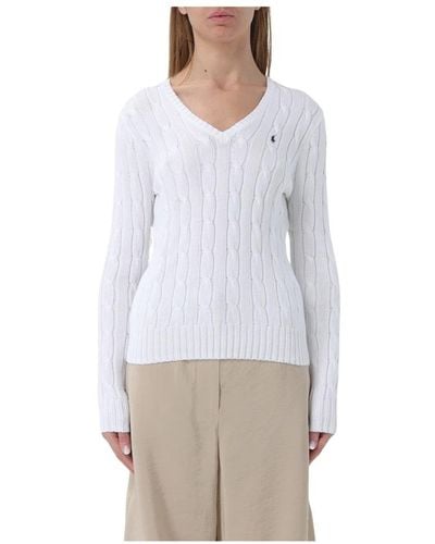 Polo Ralph Lauren V-Neck Knitwear - White