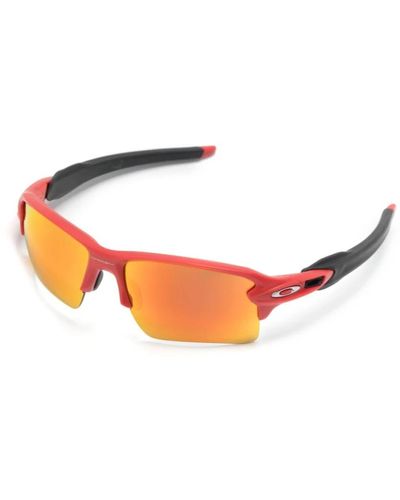 Oakley Rote sonnenbrille mit originalzubehör - Orange