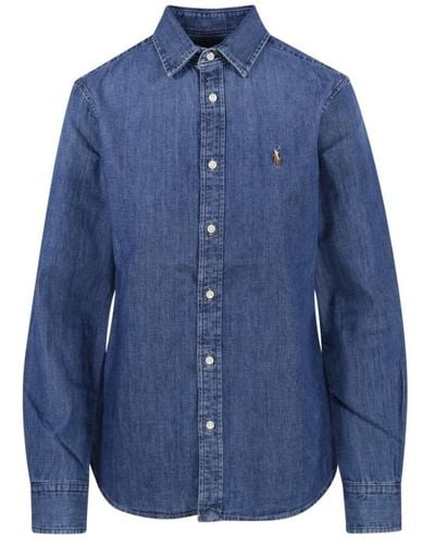 Ralph Lauren Camicie a maniche lunghe con bottoni - Blu