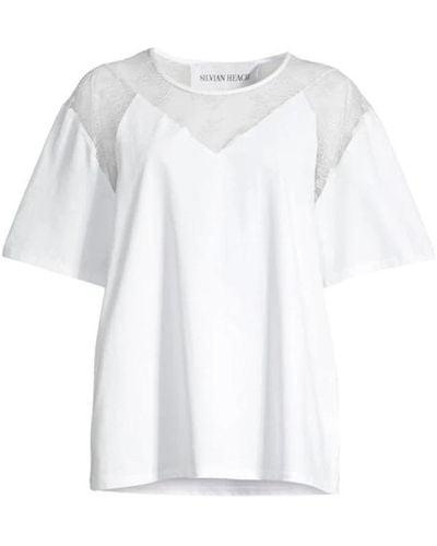 Silvian Heach T-Shirts - White