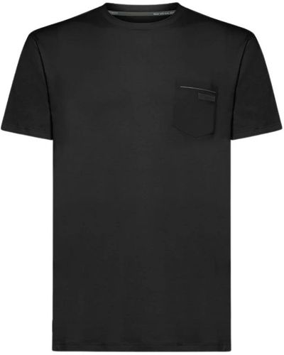 Rrd Magliette nera con taschino revo shirty - Nero