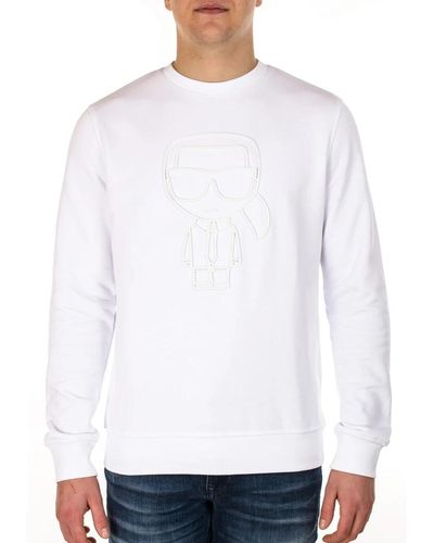 Karl Lagerfeld Sweat-shirt de sueur - Blanc
