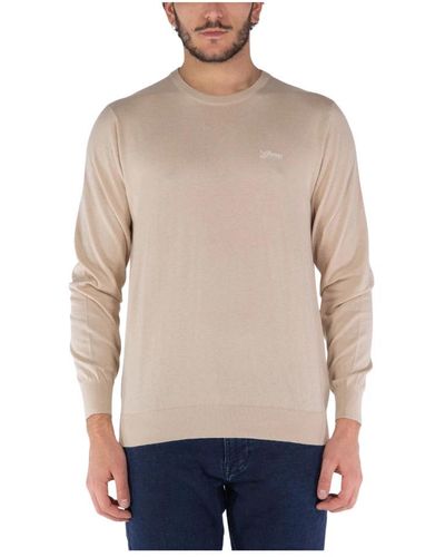 Guess Round-Neck Knitwear - Natural