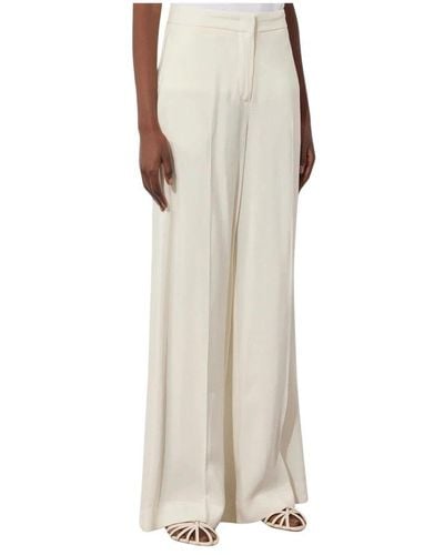 Semicouture Wide Pants - Natural