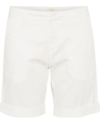 Part Two Casual Shorts - White