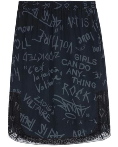 Zadig & Voltaire Skirts > short skirts - Bleu