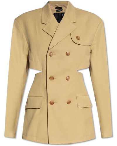 R13 Coats > trench coats - Neutre