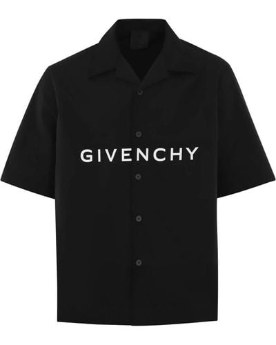 Givenchy Short Sleeve Shirts - Black