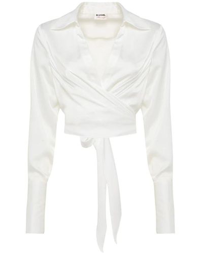 Blugirl Blumarine Camisa marfil mujer - Blanco