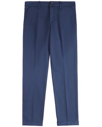 Fay Slim-Fit Trousers - Blue