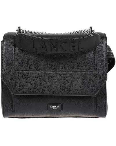 Lancel E Ninon Flap Tasche - Schwarz