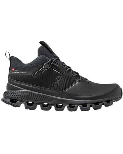 On Shoes Cloud hi sneaker impermeabili - Nero