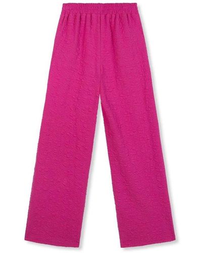Refined Department Wide trousers - Pink