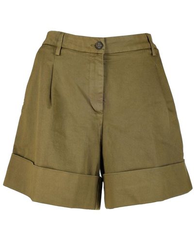 Fay Militärgrüne bermuda shorts