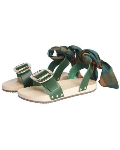 Jejia Flat Sandals - Green