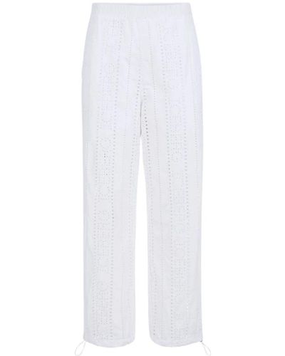 Iceberg Trousers > wide trousers - Blanc
