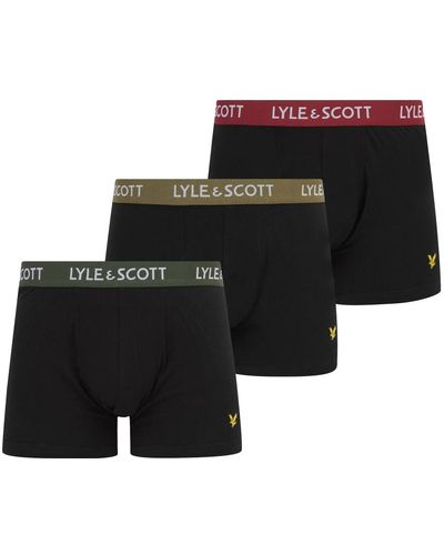 Lyle & Scott Schwarze boxershorts