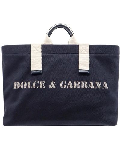 Dolce & Gabbana Tote Bags - Blue