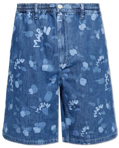 Marni Shorts in denim - Blu