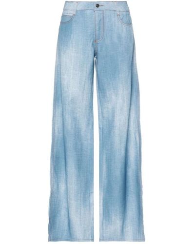 Ermanno Scervino Wide Jeans - Blue