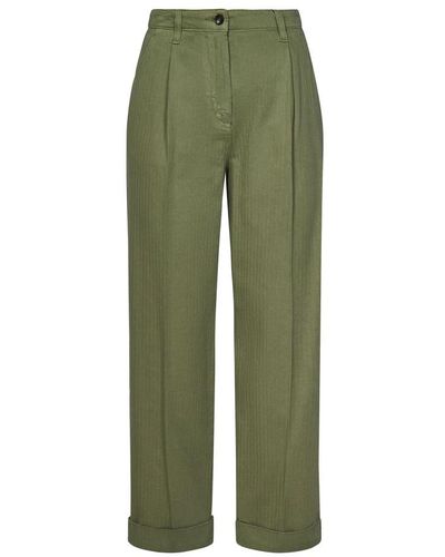 Etro Wide Trousers - Green
