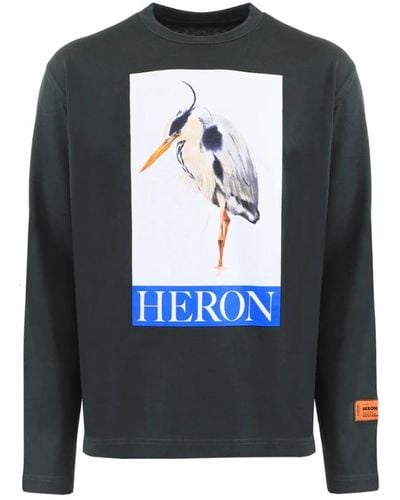 Heron Preston Long Sleeve Tops - Black
