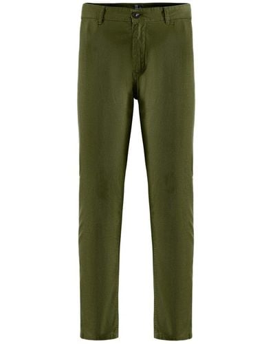 Bomboogie Pantaloni chino lino misto cotone - Verde