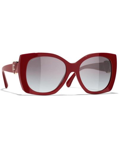 Chanel Ch 5519 1759s6 sunglasses - Rojo