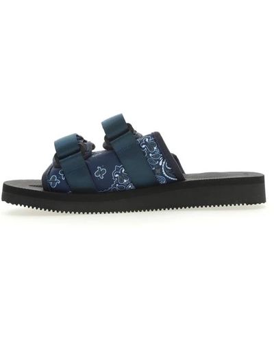Suicoke Shoes > flip flops & sliders > sliders - Bleu