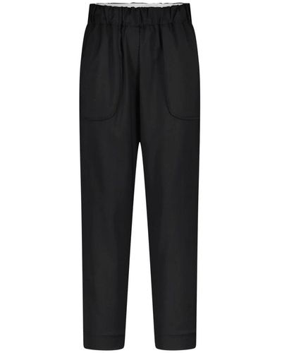 Nine:inthe:morning Straight Trousers - Black