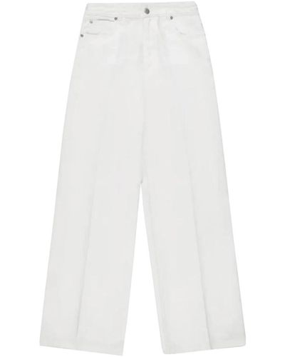Cruna Trousers > wide trousers - Blanc