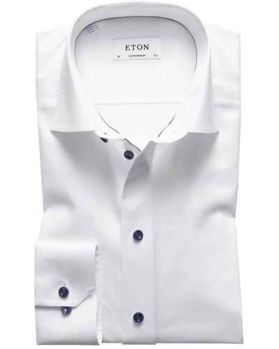 Eton Modern fit hemd - Weiß