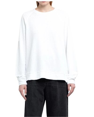 James Perse Sweatshirts,französischer terry raglan crewneck pullover - Weiß