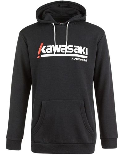 Kawasaki Retro style hoodie - Schwarz