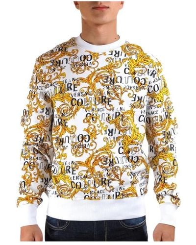 Versace Stylischer sweatshirt 74gai3r0fs063 - Mettallic