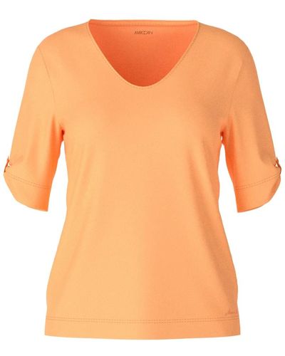 Marc Cain Bequemes stilvolles t-shirt - Orange