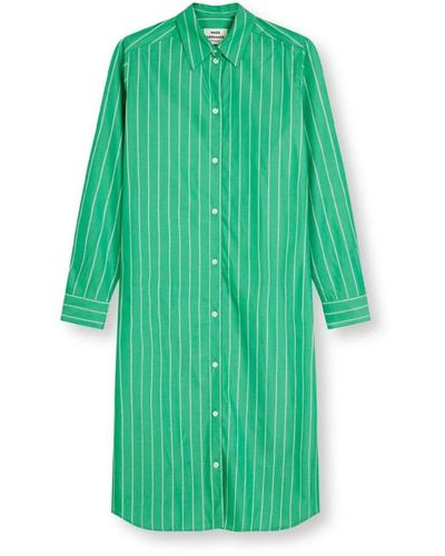 Mads Nørgaard Shirt Dresses - Green