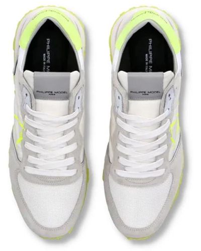 Philippe Model Neon gelber high top sneaker,sneaker tropez haute low - Schwarz