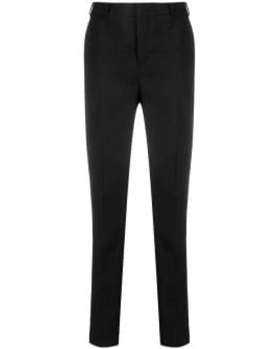 Saint Laurent Pantalones tuxedo de lana de lujo - Negro