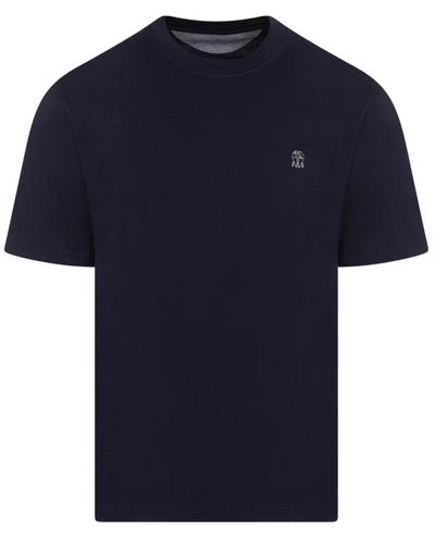 Brunello Cucinelli T-Shirts - Blue