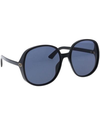 Dior Stilvolle sonnenbrille mit 2 jahren garantie - Blau