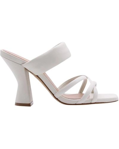 Scapa High Heel Sandals - White